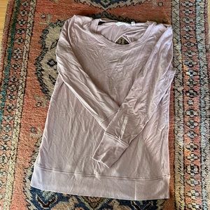 Athleta boat neck top size XSP lilac color. So soft!